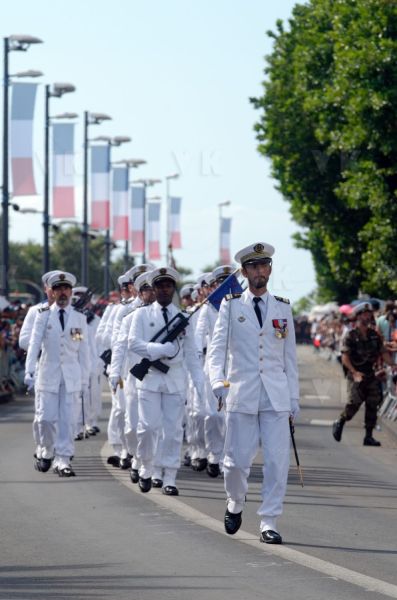 Defile du 14 juilet a La Reunion