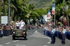 Defile du 14 juilet a La Reunion