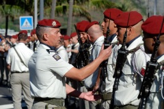 Forces armees dans la zone sud de l'ocean Indien, gendarmerie, pompiers, policiers et associations ont defile sous un soleil radieux a Saint-Denis (La Reunion) pour ce 14 juillet - Armed forces in the southern Indian Ocean, gendarmerie, firefighters, police and associations marched under a bright sun in Saint-Denis (La Reunion) for July 14