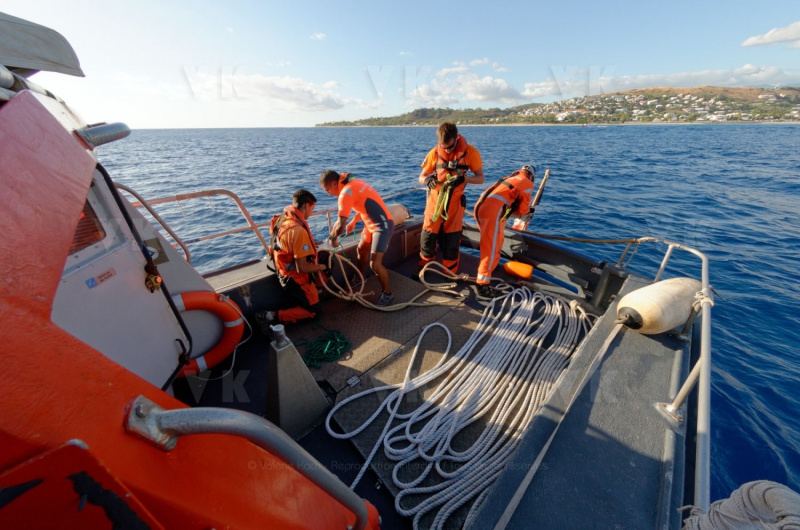 Demonstration de sauvetage avec les acteurs de l'Etat en Mer