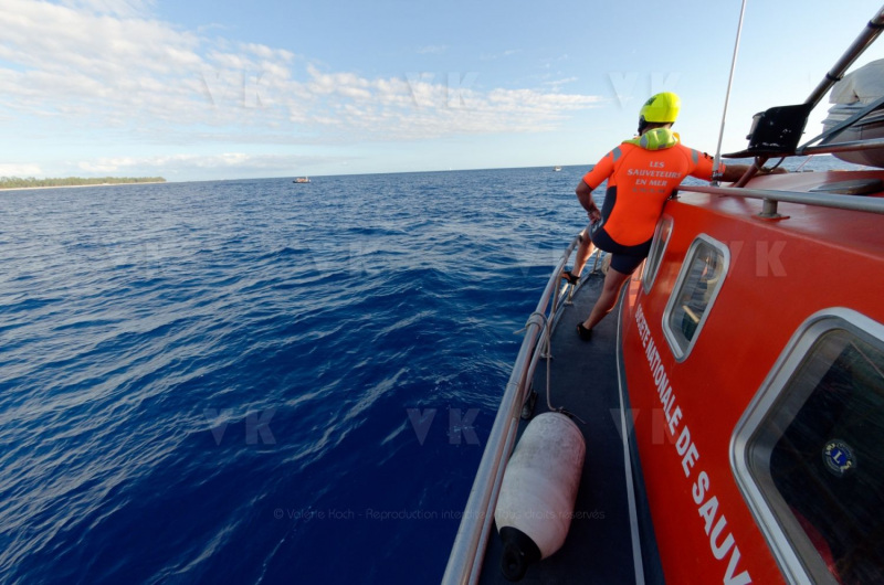 Demonstration de sauvetage avec les acteurs de l'Etat en Mer