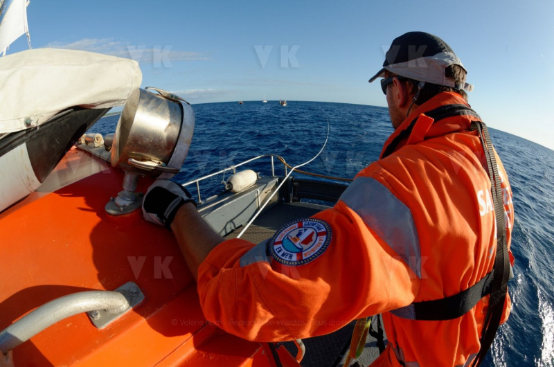 Demonstration de sauvetage avec les acteurs de l'Etat en Mer