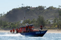 Demonstration de sauvetage avec les acteurs de l'Etat en Mer
