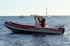 Demonstration de sauvetage avec les acteurs de l'Etat en Mer