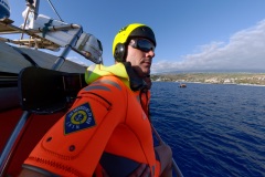 Demonstration de sauvetage avec les acteurs de l'Etat en Mer