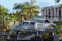 Helicoptere militaire aeronale en demonstration