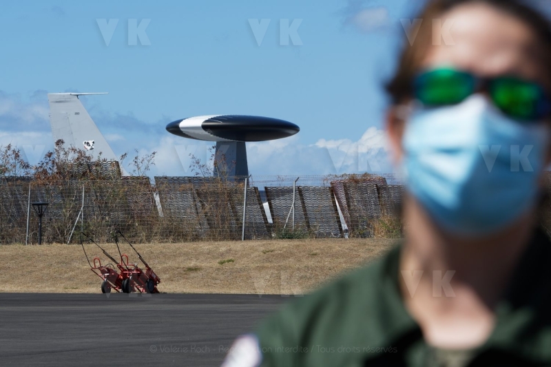 Avion militaire E-3F AWACS a La Reunion - E-3F AWACS military aircraft in La Reunion