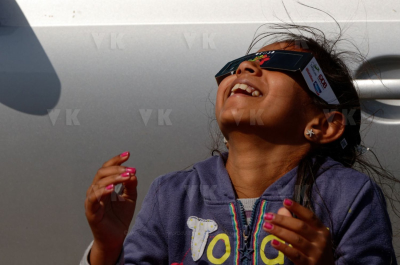 Observation de l'éclipse annulaire