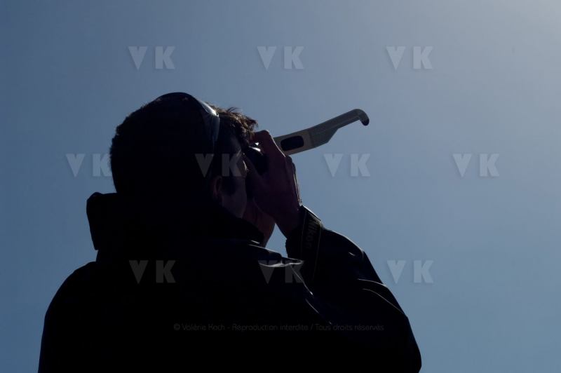 Observation de l'éclipse annulaire