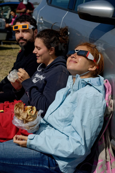 Observation de l'éclipse annulaire