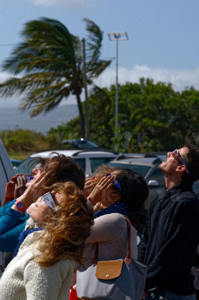 Observation de l'éclipse annulaire