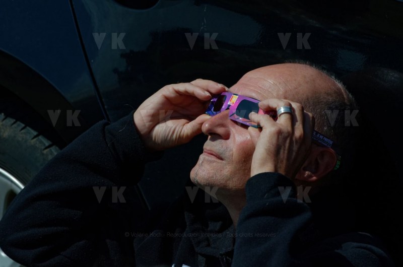 Observation de l'éclipse annulaire