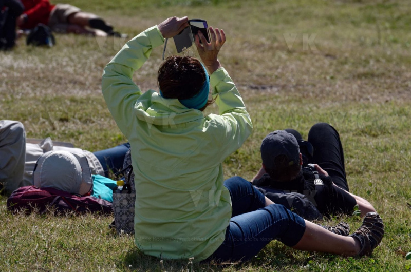 Observation de l'éclipse annulaire