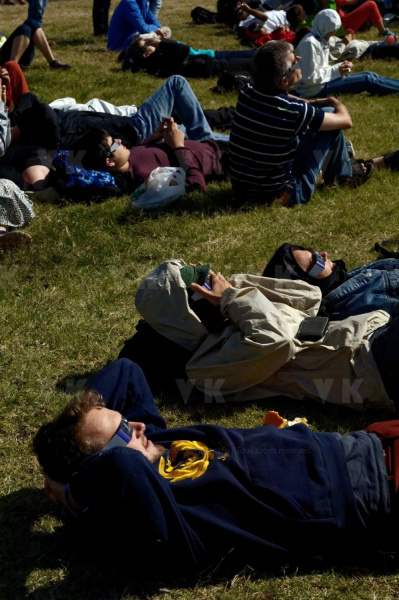 Observation de l'éclipse annulaire