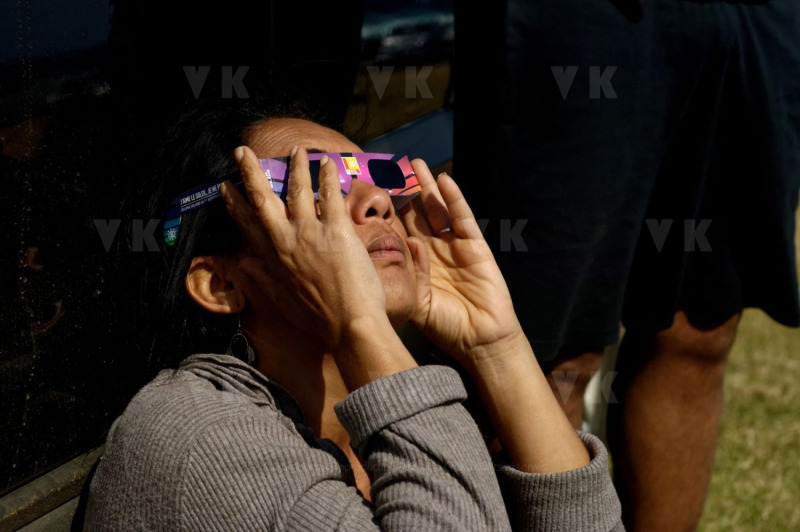 Observation de l'éclipse annulaire