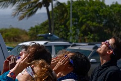 Observation de l'éclipse annulaire