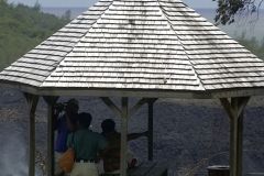Eruption volcano Piton de la Fournaise La Reunion