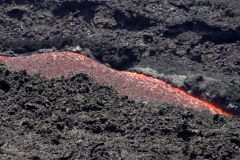 Eruption volcano Piton de la Fournaise La Reunion