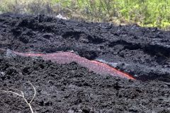Eruption volcano Piton de la Fournaise La Reunion
