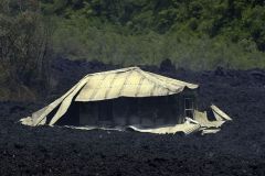 Eruption volcano Piton de la Fournaise La Reunion