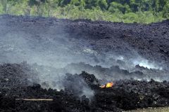 Eruption volcano Piton de la Fournaise La Reunion