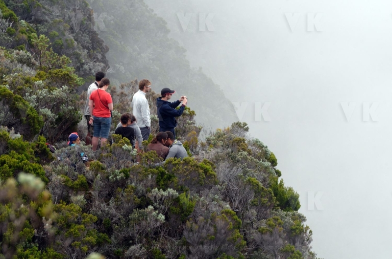 Eruption volcano Piton de la Fournaise La Reunion