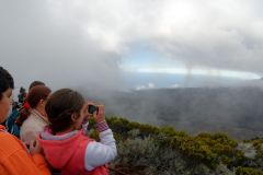 Eruption volcano Piton de la Fournaise La Reunion
