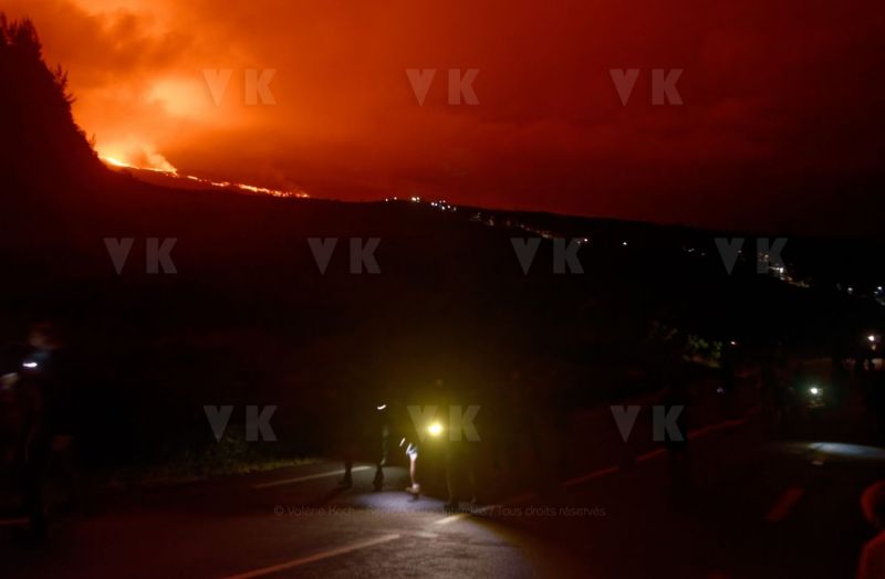 5e eruption au Piton de la Fournaise