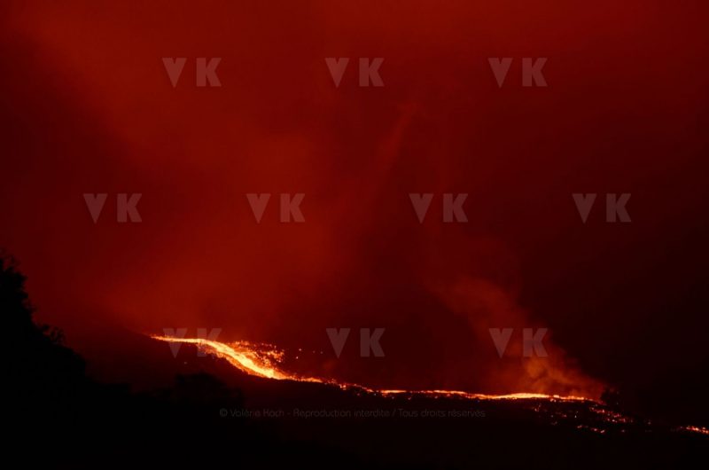 5e eruption au Piton de la Fournaise