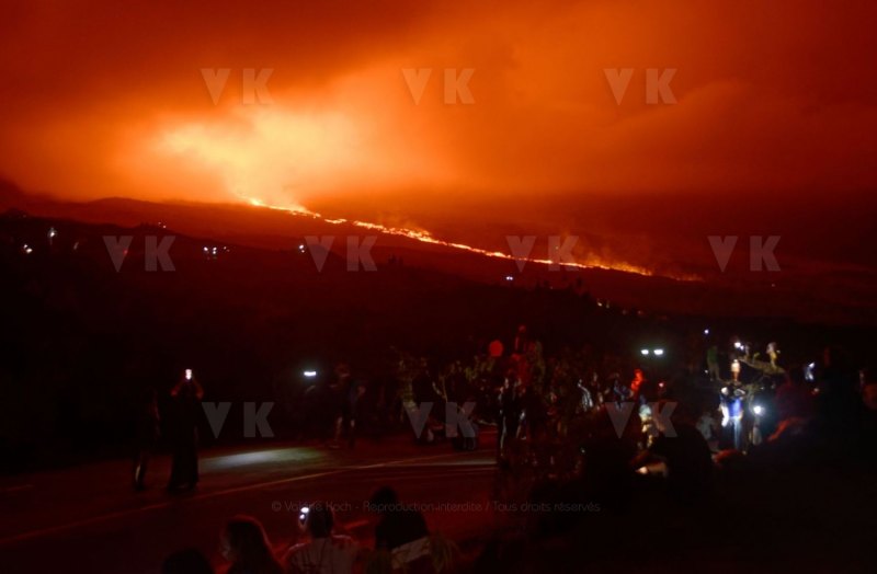 5e eruption au Piton de la Fournaise