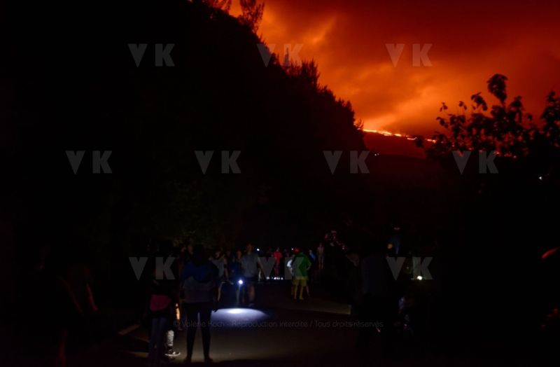 5e eruption au Piton de la Fournaise