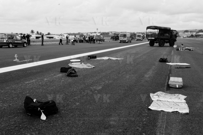 Exercice AIRGEX a l'aeroport de Gillot Roland Garros