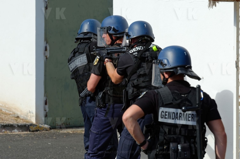 Exercice conjoint antenne GIGN et EGM