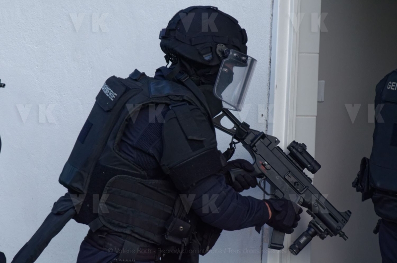 Exercice conjoint antenne GIGN et EGM