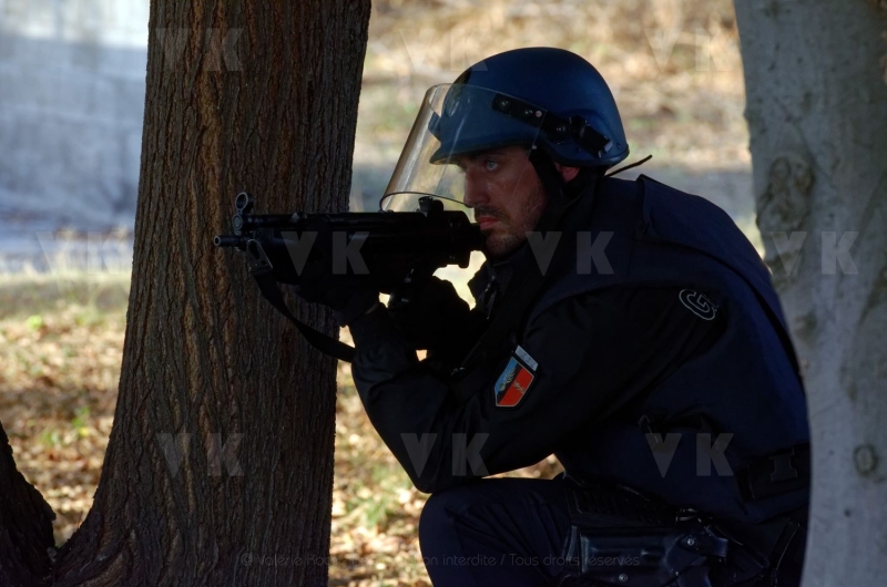 Exercice conjoint antenne GIGN et EGM