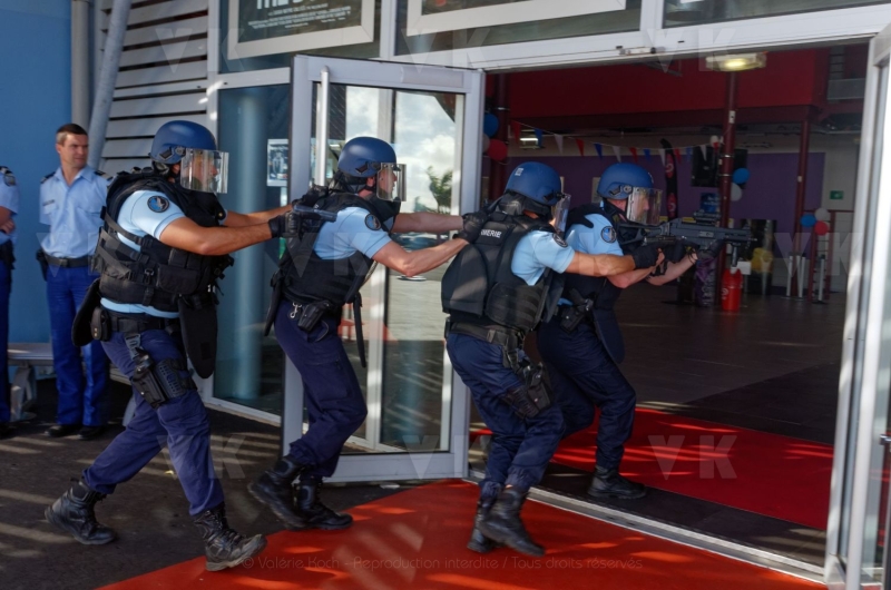 Exercice de contre-terrorisme avec le GPI