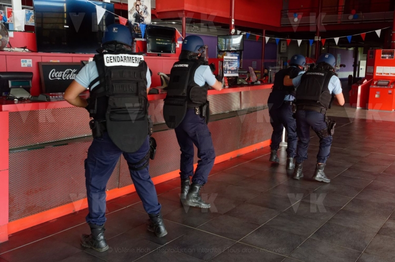 Exercice de contre-terrorisme avec le GPI