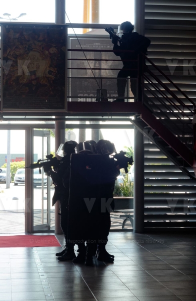 Exercice de contre-terrorisme avec le GPI