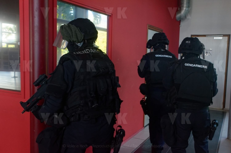 Exercice de contre-terrorisme avec le GPI