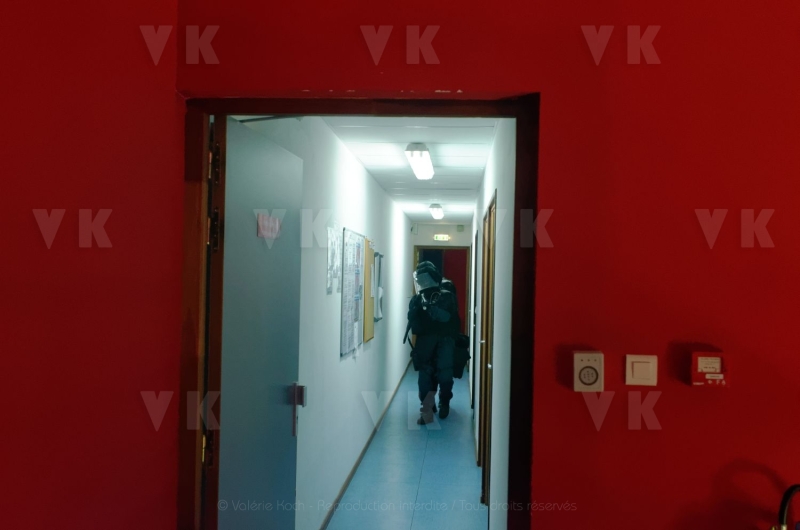 Exercice de contre-terrorisme avec le GPI