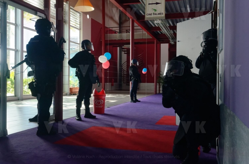 Exercice de contre-terrorisme avec le GPI