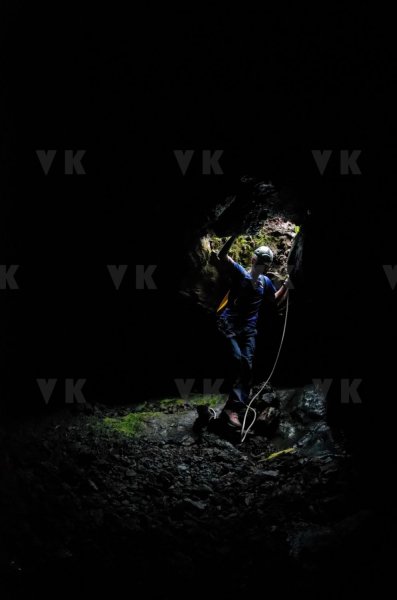 Exercice de secours dans les tunnels de lave du Piton de la Fournaise