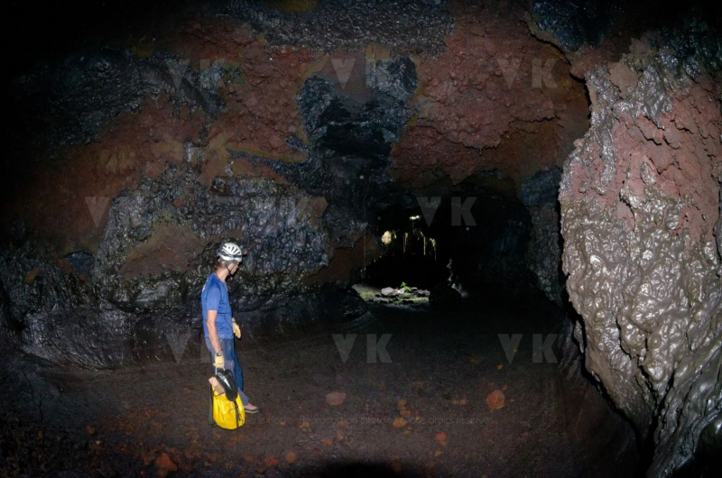 Exercice de secours dans les tunnels de lave du Piton de la Fournaise