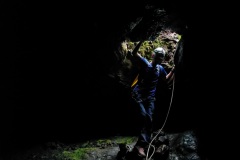 Exercice de secours dans les tunnels de lave du Piton de la Fournaise