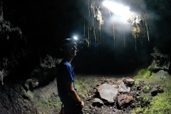 Exercice de secours dans les tunnels de lave du Piton de la Fournaise