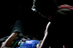 Exercice de secours dans les tunnels de lave du Piton de la Fournaise