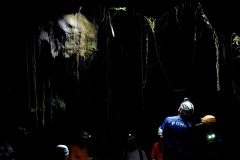 Exercice de secours dans les tunnels de lave du Piton de la Fournaise