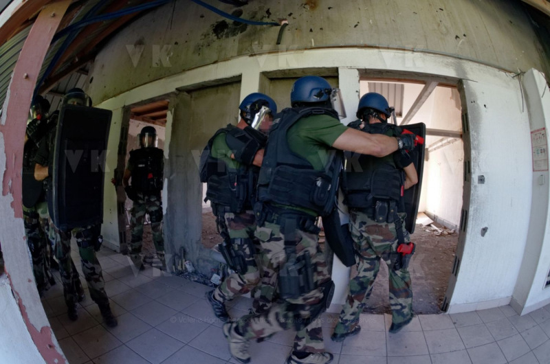 Exercice d'investigation avec le GPI de la Gendarmerie de la Reunion