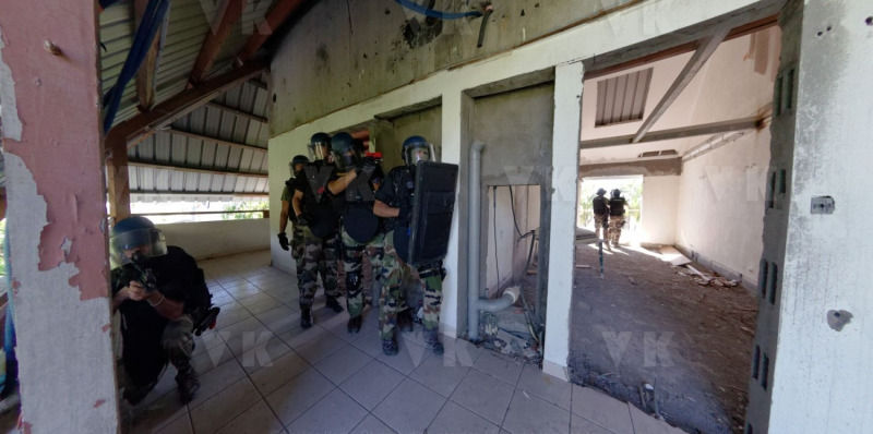 Exercice d'investigation avec le GPI de la Gendarmerie de la Reunion