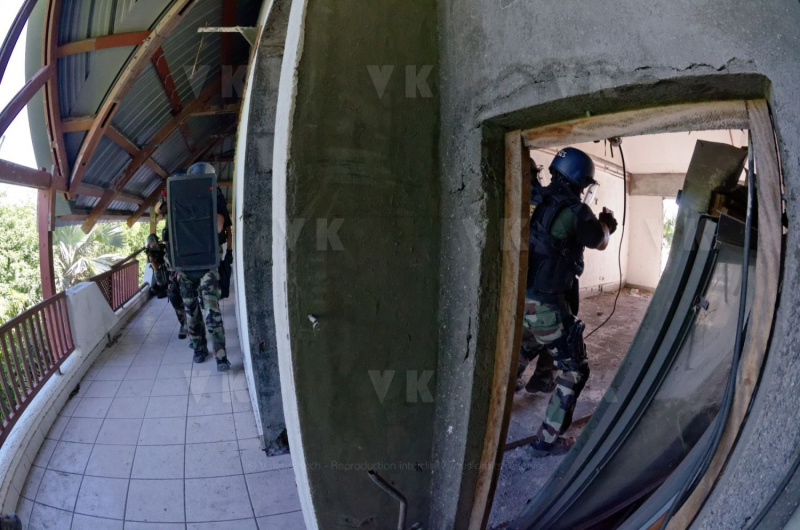 Exercice d'investigation avec le GPI de la Gendarmerie de la Reunion